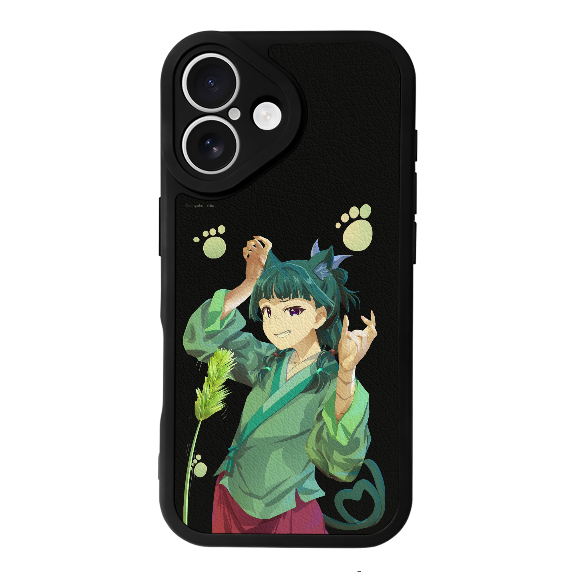 （画像用） 薬屋のひとりごと The Apothecary Diaries 【iPhone 16シリーズ対応】シリコンスマホケース（レザー調） 材質：シリコン